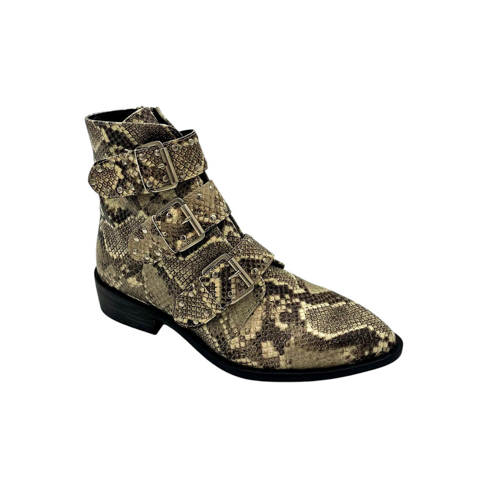 Steven New York Women's Harmon Boot Snake Print - Medium